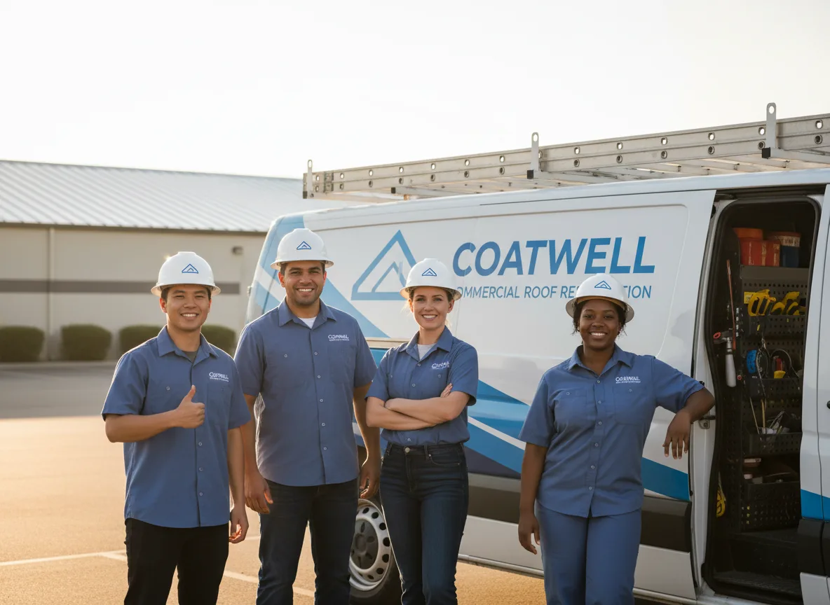Commercial roof coating company in Oak Vale, MS